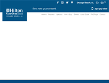 Tablet Screenshot of hiltongardeninnorangebeach.com